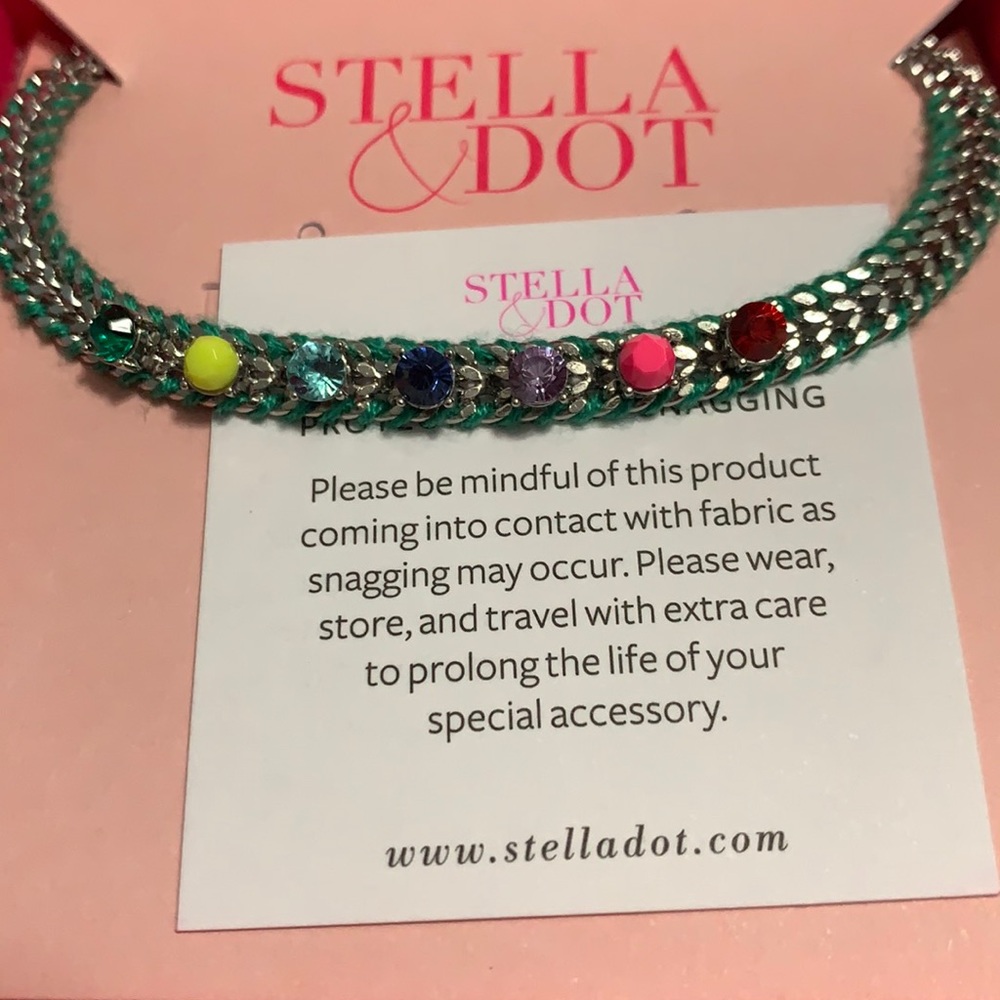 Stella & Dot Rainbow friendship bracelet